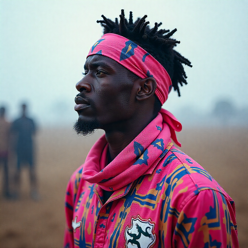 Kenyan rugby celebration